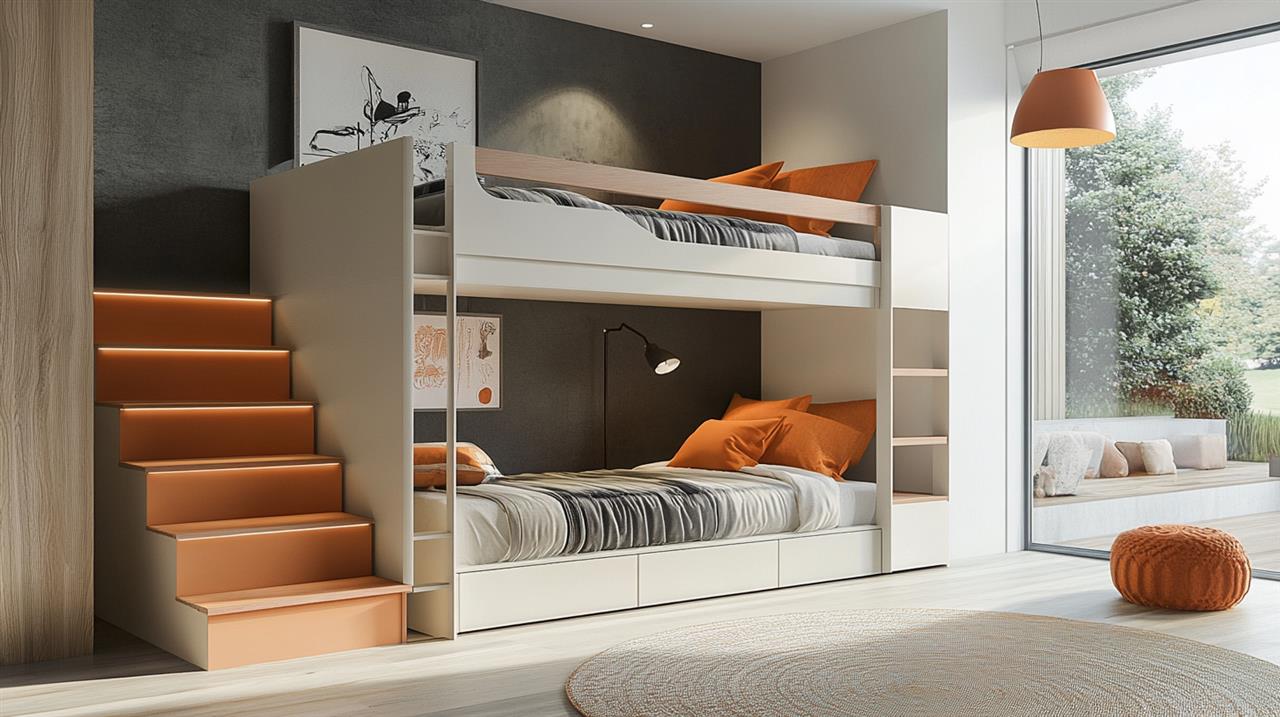 Køjeseng 140x200 - pladsbesparende og praktisk løsning