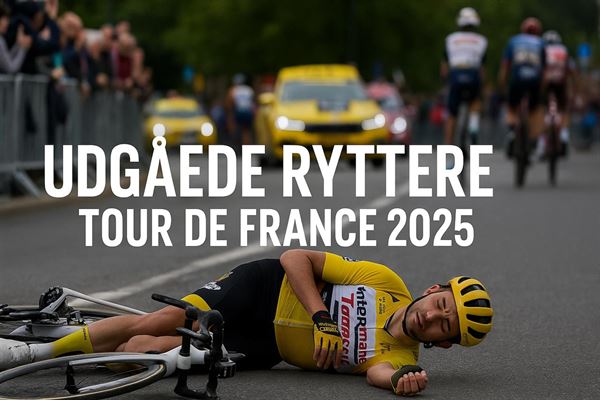 Udgåede ryttere tour de france 2025